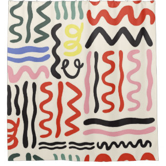 Rideaux De Douche Châle floral : Ornement Carré de la marguerite