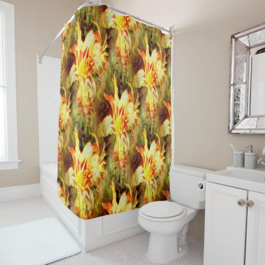 Rideaux De Douche Champ de Lilies...... (En situation)