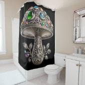 Rideaux De Douche Champignon Filigree Gemstone (En situation)