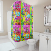 Rideaux De Douche Champignons magiques super (En situation)