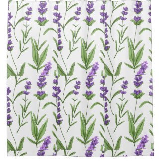 RIDEAUX DE DOUCHE CHAMPS LAVENDER
