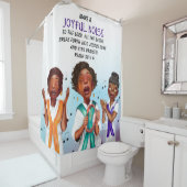 Rideaux De Douche Chanteur afro-américain (En situation)