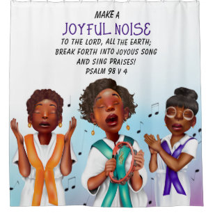 Rideaux De Douche Chanteur afro-américain