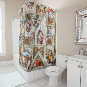 Rideaux De Douche Chapelle Sixtine Michelangelo - Vatican, Rome, Ita