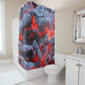 Rideaux De Douche Charbons chauds (En situation)