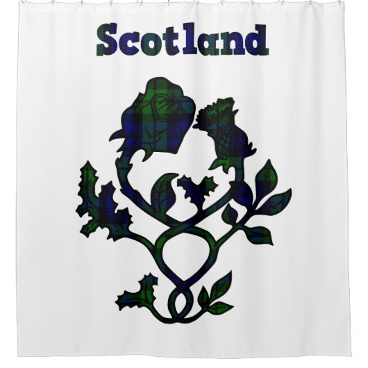 Rideaux De Douche Chardon écossais (Devant)