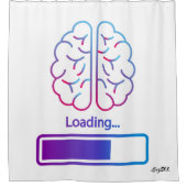 Rideaux De Douche chargement du cerveau (Devant)