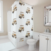 Rideaux De Douche Chariot de golf (En situation)