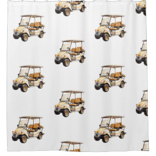 Rideaux De Douche Chariot de golf