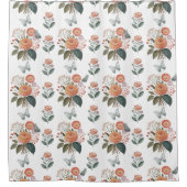 Rideaux De Douche Charme à fleurs avec ailes de papillon (Devant)