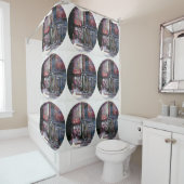 Rideaux De Douche Charme de Fanelli, New York (En situation)
