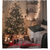 Rideaux De Douche Charme de Yuletide (Devant)
