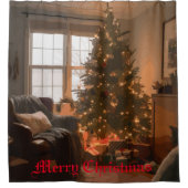 Rideaux De Douche Charme de Yuletide (Devant)