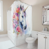 Rideaux De Douche Charming Unicorn (En situation)