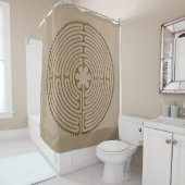 Rideaux De Douche Chartres Labyrinthe style ancien + vos idées (En situation)