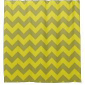 Rideaux De Douche Chartreuse Green Zigzag (Devant)