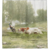 Rideaux De Douche Chasse au faisan avec pointeur (Devant)