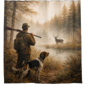 Rideaux De Douche Chasse dans la brume (Devant)
