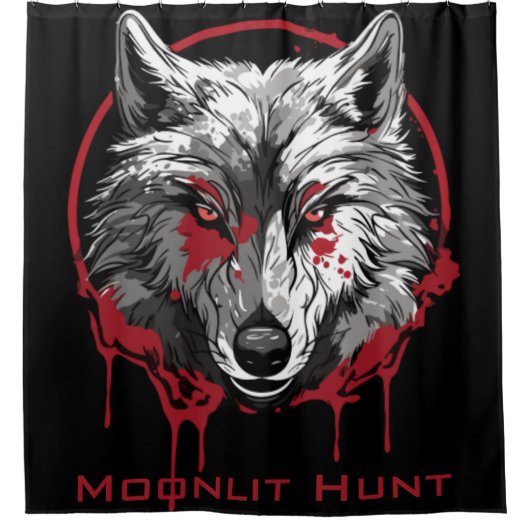 Rideaux De Douche Chasse Lune (Devant)