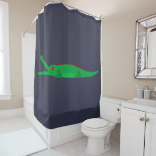 Rideaux De Douche chasseur de crocodile