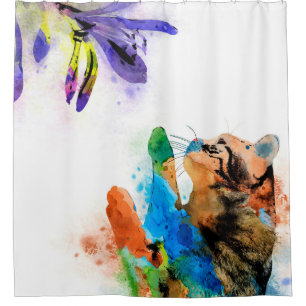 Rideaux De Douche Chat 610
