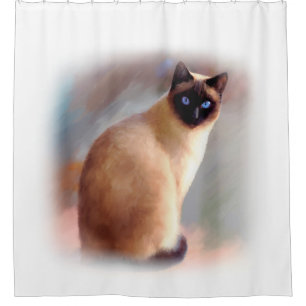Rideaux De Douche Chat 613 siamois