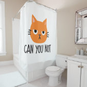 Rideaux De Douche Chat agacé NE PEUT-ON PAS Drôle (En situation)