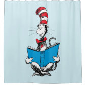 Rideaux De Douche Chat en lecture Casquette (Devant)
