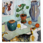 Rideaux De Douche Chat et vie morte, August Macke (Devant)