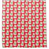 Rideaux De Douche Chat Oriental Lucky Patterned (Devant)