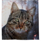 Rideaux De Douche Chat spatial (Devant)