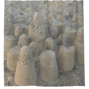 Rideaux De Douche château de sable