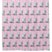 Rideaux De Douche Chatons blancs (Devant)