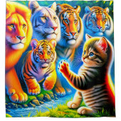 Rideaux De Douche Chats (Devant)