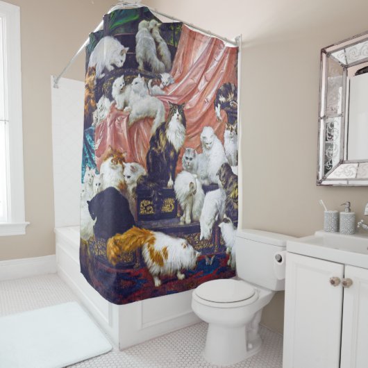 Rideaux De Douche Chats (Les amoureux de ma femme), Carl Kahler (En situation)