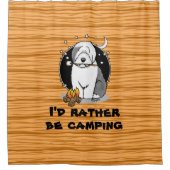 Rideaux De Douche Chatte chien randonneur Camper Vieux anglais Sheep (Devant)