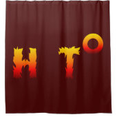 Rideaux De Douche chaud | RÉCHAUFFEMENT CLIMATIQUE (Devant)