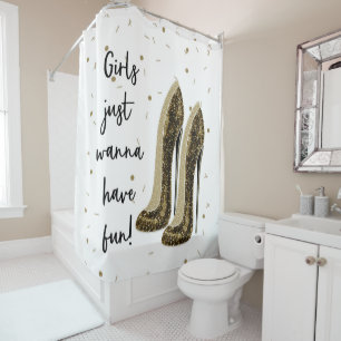Rideaux De Douche Chaussures de mode à talons hauts Glam Beauté Fill