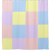Rideaux De Douche Checkers Pastel Spring (Devant)