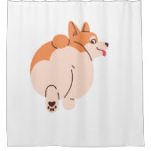 Rideaux De Douche Cheeky Corgi (Devant)