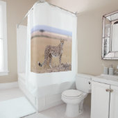 Rideaux De Douche Cheetah (En situation)
