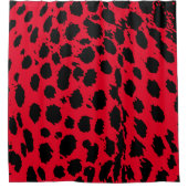 Rideaux De Douche Cheetah Red (Devant)