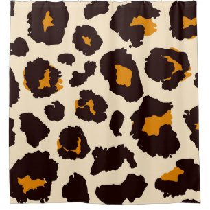Rideaux De Douche Cheetah Skin, Texture Poster de animal.