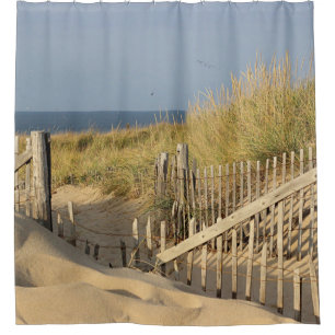Rideaux De Douche Chemin à travers les dunes pour emballer la plage