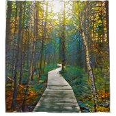 Rideaux De Douche Chemin dans la conception forestière 263 (Devant)