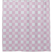 Rideaux De Douche Chèque de buffle rose (Devant)