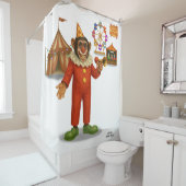 Rideaux De Douche Chester chimp clown (En situation)