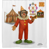 Rideaux De Douche Chester chimp clown (Devant)