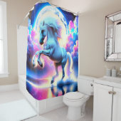Rideaux De Douche Cheval Art (En situation)