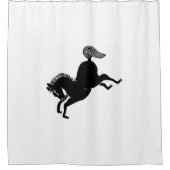 Rideaux De Douche Cheval de course (Devant)